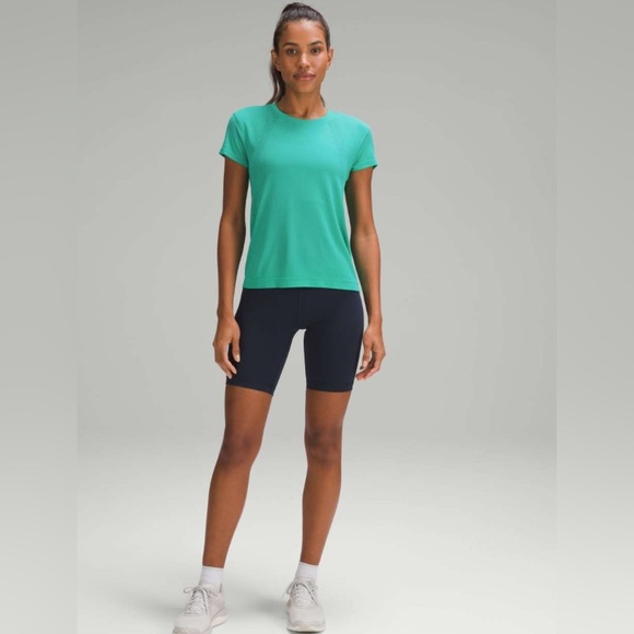Lululemon Train to Be Short-Sleeve Running Workout Mesh Gym Shirt - Picture 1 of 6